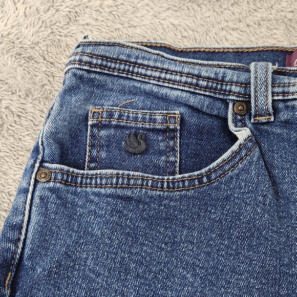 Gloria Vanderbilt Jeans Womens 10 Blue Denim Straight Five Pockets - Picture 5 of 15